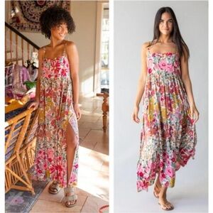 Natural Life Patti vintage summer floral maxi dress